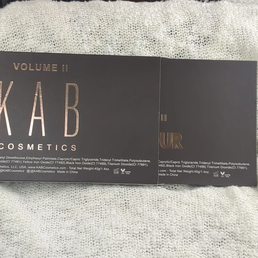 KAB Vol II Cosmetics Contour Palette, 8x 40g/1.4oz
